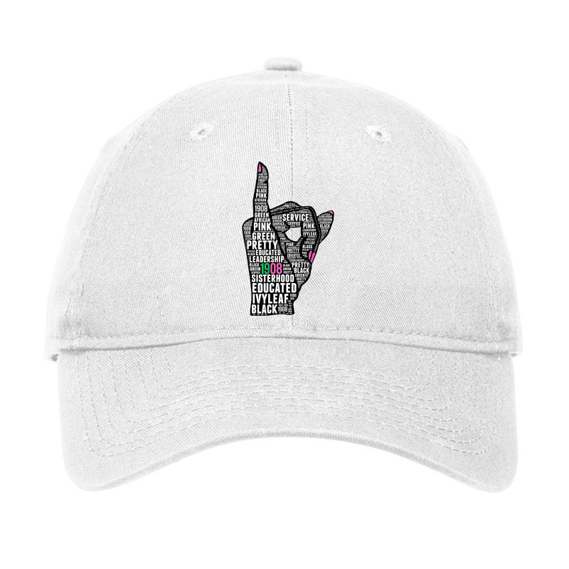 J15 Founder's Day Aka Women Hand Sign Words T Shirt Adjustable Cap | Artistshot