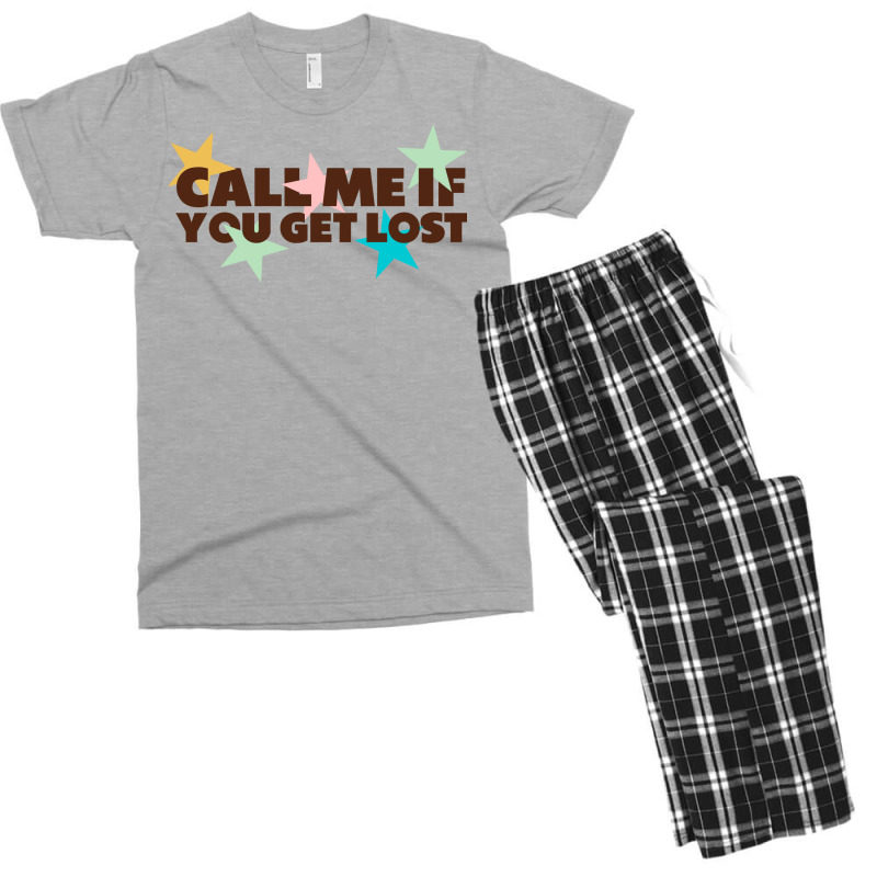 Call Me If You Get Lost Hipster Men's T-shirt Pajama Set by lorinealazem3 | Artistshot