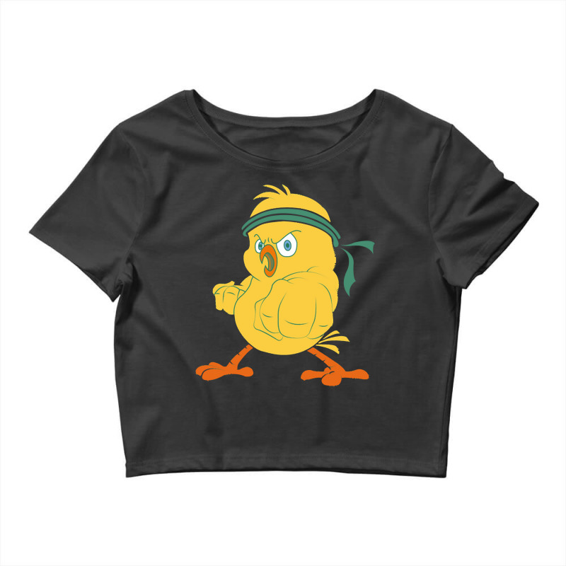 Chick Karate Crop Top by daunikan | Artistshot