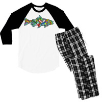 Gone Fishing 80s Men's 3/4 Sleeve Pajama Set | Artistshot