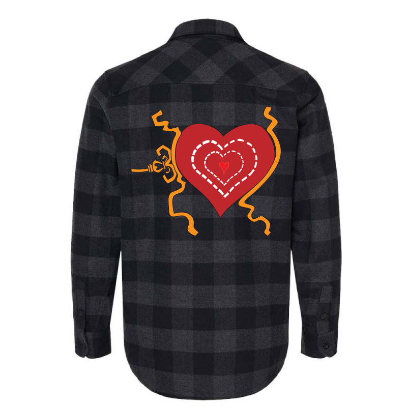 Growing Heart Love Flannel Shirt by lorinealazem3 | Artistshot