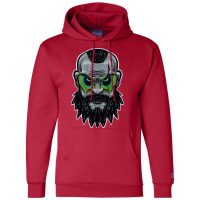 War God Celt King Viking Head Warrior Green Champion Hoodie | Artistshot