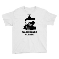 Wash Hands Please Youth Tee | Artistshot