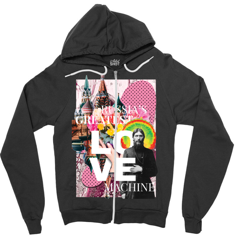 Russia's Greatest Love Machine Zipper Hoodie | Artistshot