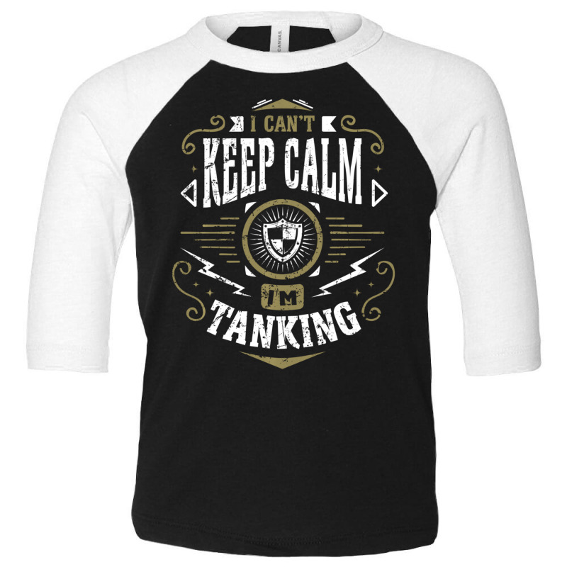 Limited Edition Wow I Can't Keep Calm I'm Ing Gaming Toddler 3/4 Sleeve Tee by Hugo Flowers | Artistshot