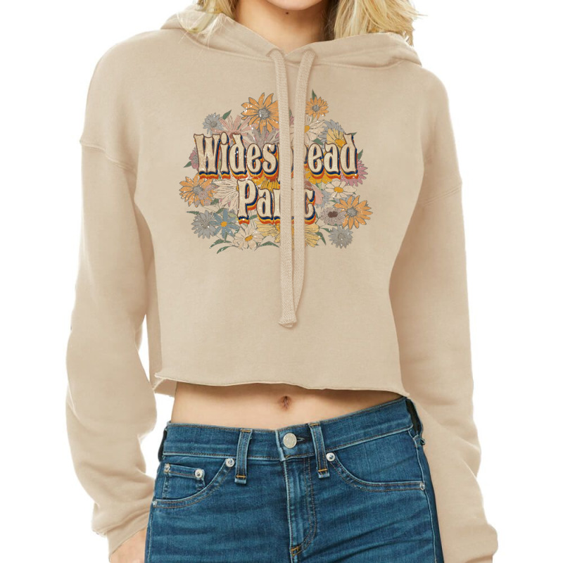 Widespread Gifts Name Panic Flowers Personalized Retro Styles Panic Fu Cropped Hoodie by nienkariizx | Artistshot