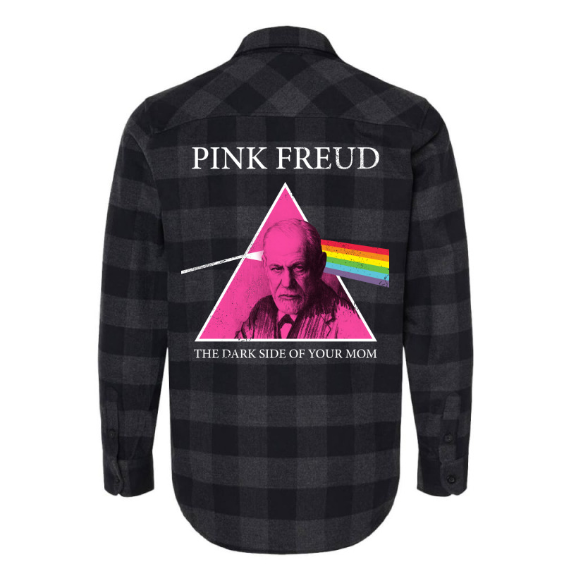 Pink Freud Dark Side Of Your Mom Nostalgia Flannel Shirt by lorinealazem3 | Artistshot