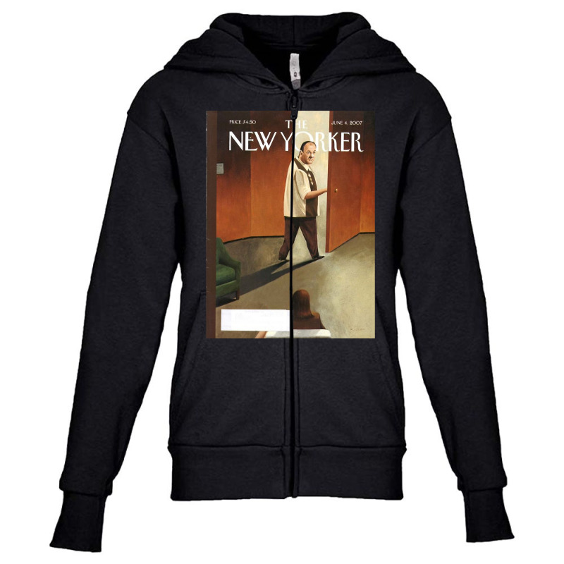 Limited Edition Tony Soprano New Yorker Cover Youth Zipper Hoodie by Estrada Link | Artistshot