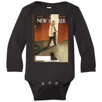 Limited Edition Tony Soprano New Yorker Cover Long Sleeve Baby Bodysuit | Artistshot