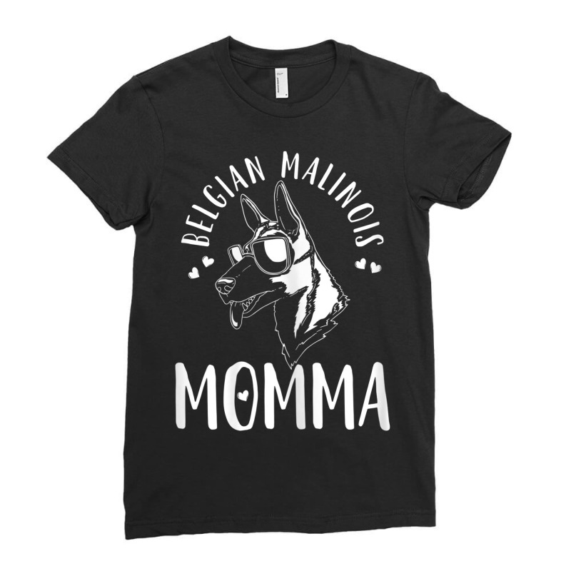 Belgian Malinois Momma Dog Mom Mama Gift Ladies Fitted T-Shirt by MATTODEKIRK | Artistshot