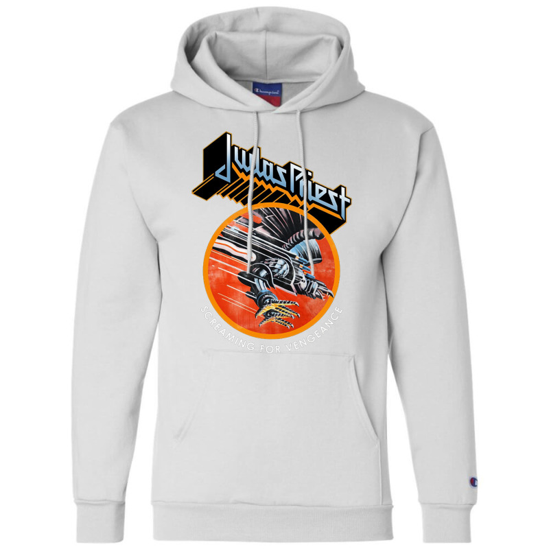 Screaming For Vengeance Green Champion Hoodie by zahrepatrikw | Artistshot