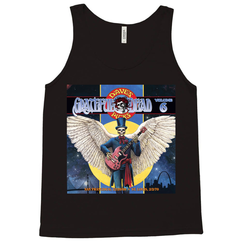 Guittar Skull Dead Tank Top | Artistshot