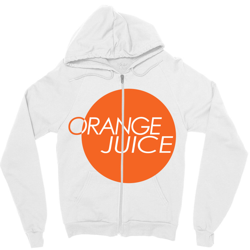 Orange Juice Zipper Hoodie by Bandungan | Artistshot