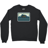 Camp Mountain Beach View Crewneck Sweatshirt | Artistshot