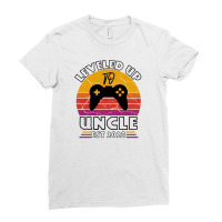 Leveled Up To Uncle Est 2020 For Light Ladies Fitted T-shirt | Artistshot