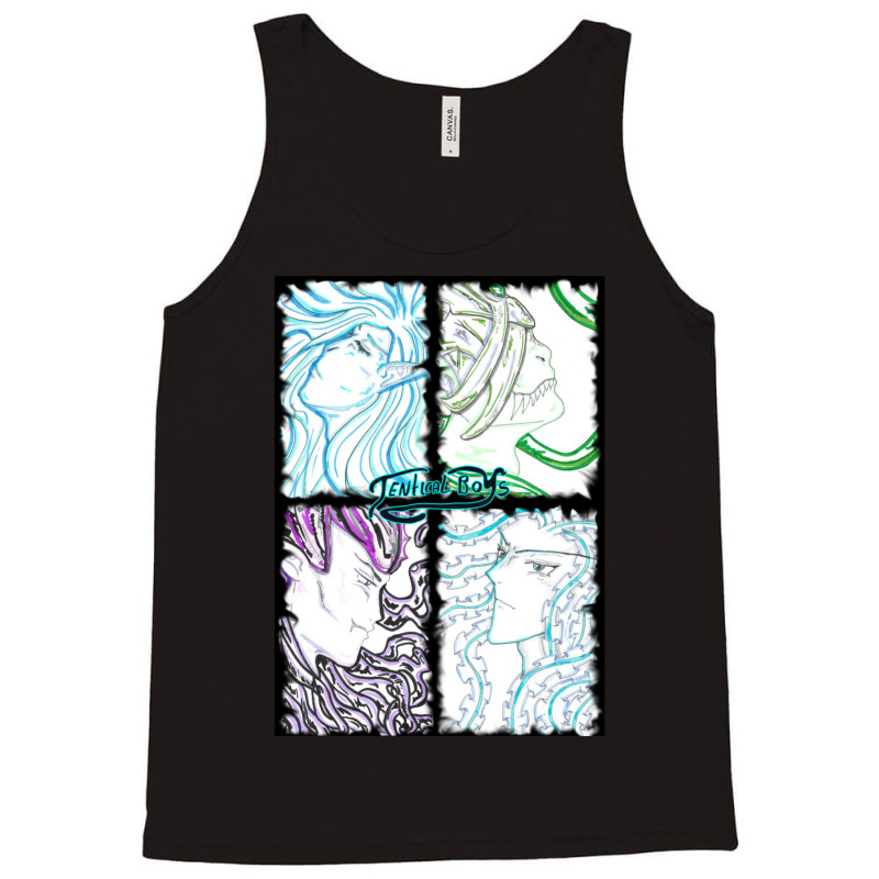 Tentacle Boys Headshot Poster Tank Top by JohnLoechler | Artistshot