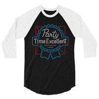 Party Time 3/4 Sleeve Shirt | Artistshot