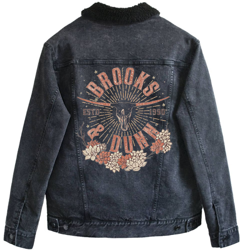 Brooks Dunn Nostalgia Unisex Sherpa-lined Denim Jacket | Artistshot