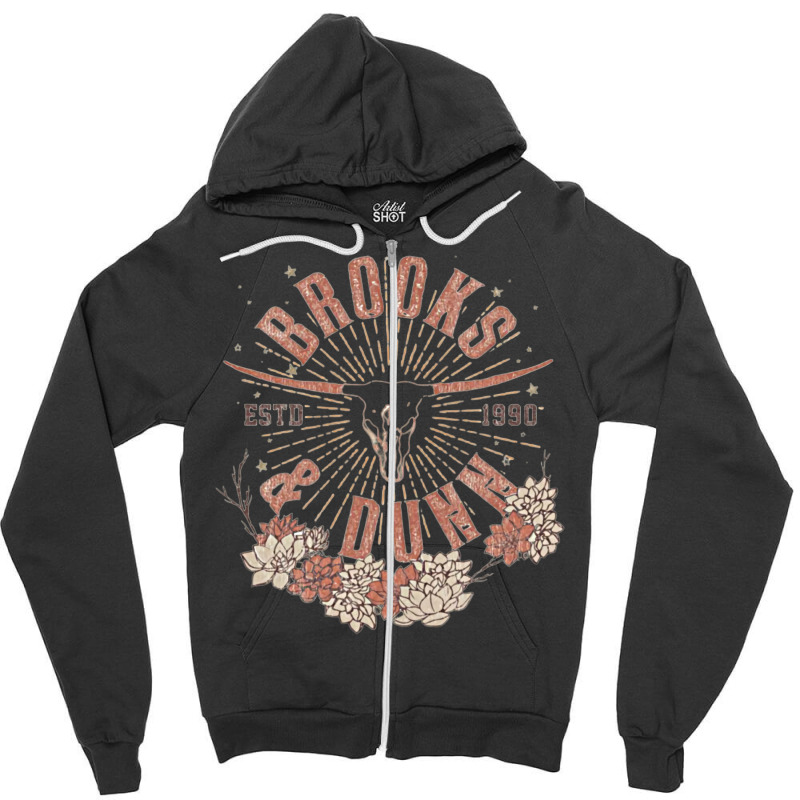 Brooks Dunn Nostalgia Zipper Hoodie | Artistshot