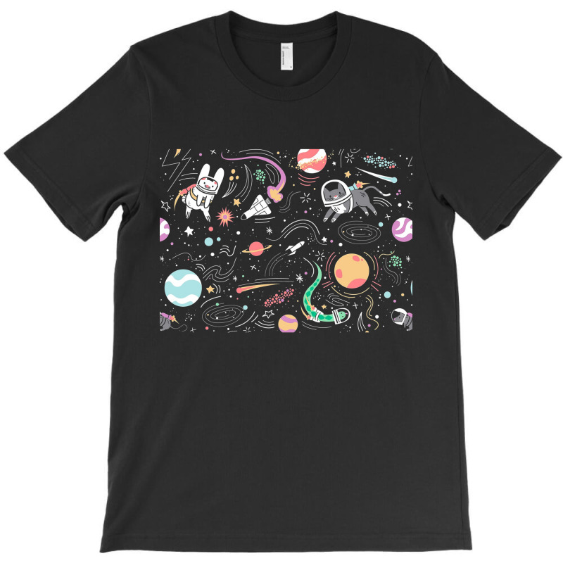 Space Cat T-Shirt by Bandungan | Artistshot