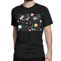 Space Cat Classic T-shirt | Artistshot