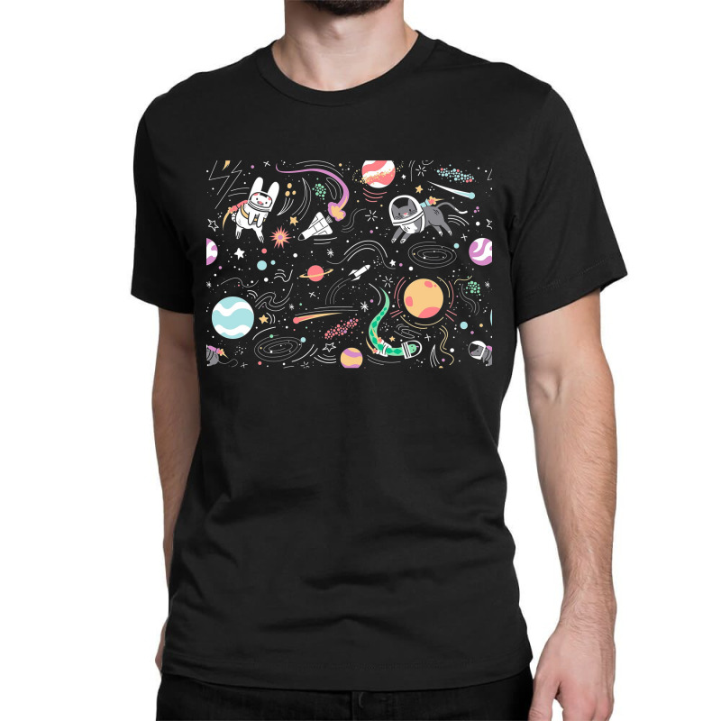 Space Cat Classic T-shirt by Bandungan | Artistshot