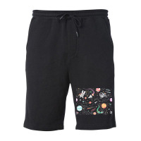 Space Cat Fleece Short | Artistshot