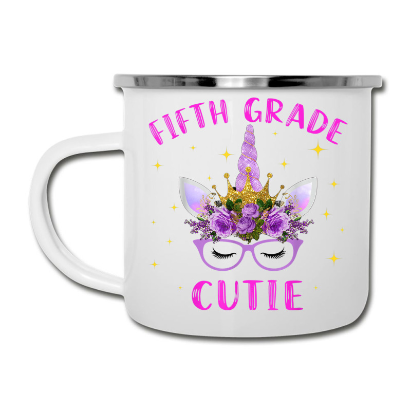 Fifth Grade Cutie Unicorn Face Lover 5th Grade Girl Gift Camper Cup | Artistshot