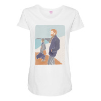 Once Movie  Glen Hansard  Marketa Irglova Maternity Scoop Neck T-shirt | Artistshot