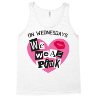 On Wednesdays We Wear Pink Burn Book Font  Music Tank Top | Artistshot