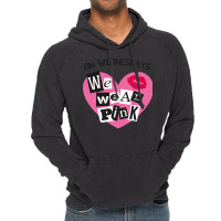 On Wednesdays We Wear Pink Burn Book Font  Music Vintage Hoodie | Artistshot