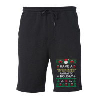 Fantastic Holiday Humor Fleece Short | Artistshot