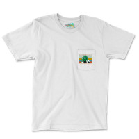 Easy Now Fuzzy Little Man Peach Halloween Gift For Men And Women Pocket T-shirt | Artistshot