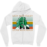 Easy Now Fuzzy Little Man Peach Halloween Gift For Men And Women Zipper Hoodie | Artistshot