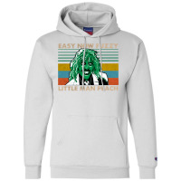 Easy Now Fuzzy Little Man Peach Halloween Gift For Men And Women Champion Hoodie | Artistshot