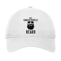 Keep Charlottesville Virginia Beard Funny Hipster Retro Adjustable Cap | Artistshot