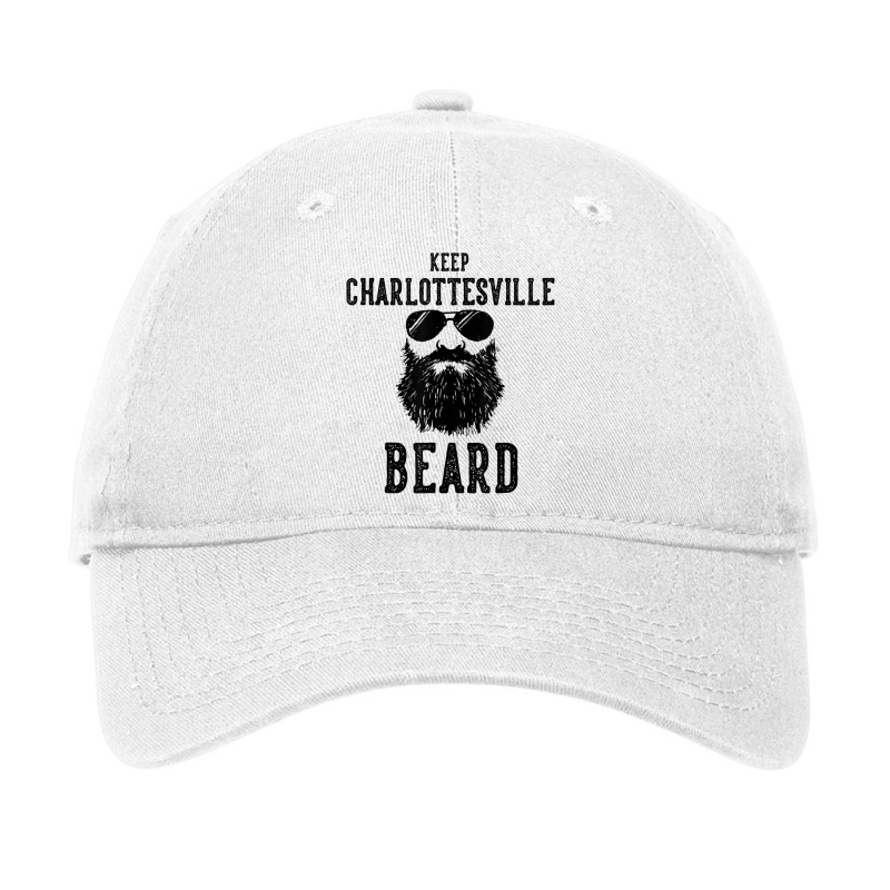 Keep Charlottesville Virginia Beard Funny Hipster Retro Adjustable Cap | Artistshot