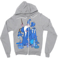 Merlin’s Menagerie Zipper Hoodie | Artistshot