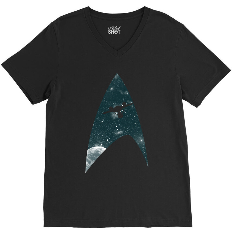 Space The Final Frontier V-Neck Tee by ardylanda | Artistshot