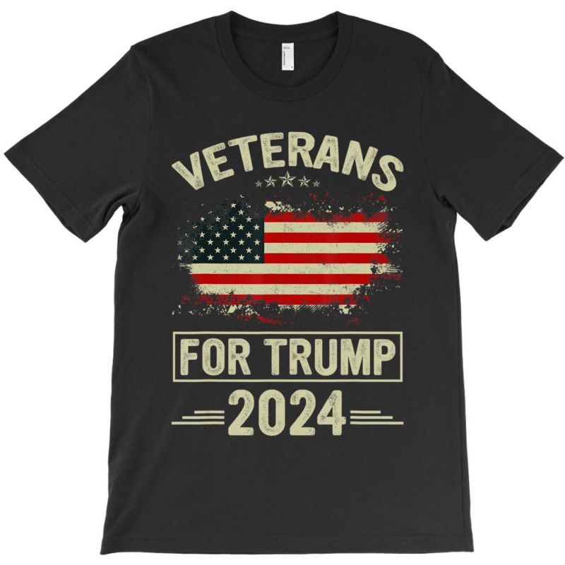 Veterans For Trump 2024 Veteran Day T-shirt | Artistshot