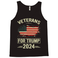 Veterans For Trump 2024 Veteran Day Tank Top | Artistshot