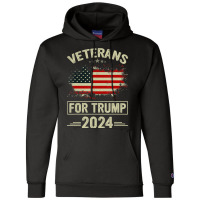 Veterans For Trump 2024 Veteran Day Champion Hoodie | Artistshot