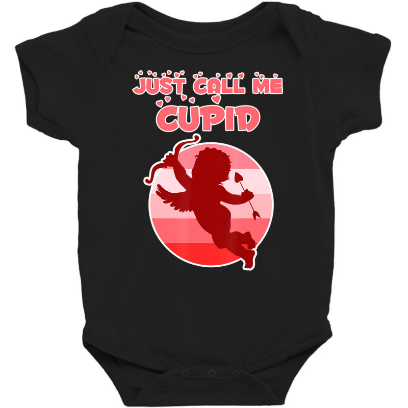 Trending Valentine's Day & Women Just Call Me Cupid Baby Bodysuit by Trudeau Palmer | Artistshot