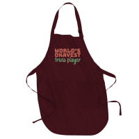 Worlds Okayest Trivia Player Aesthetic Full-length Apron | Artistshot