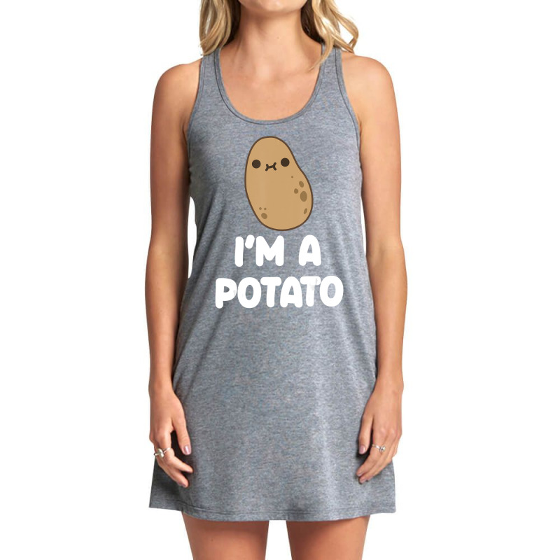 I'm A Potato Food Vegetable Lover Kawaii Style Tank Dress by namnguyen | Artistshot