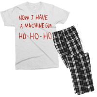 Now I Have A Machine Gun Ho Ho Ho Men's T-shirt Pajama Set | Artistshot