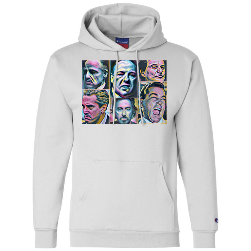 Gangsters Painting Movie Goodfellas Godfather Casino Scarface Sopranos Champion Hoodie | Artistshot