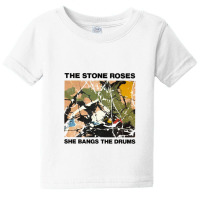 The Stone Roses Bangs The Drums Baby Tee | Artistshot