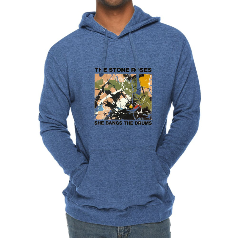 The Stone Roses Bangs The Drums Lightweight Hoodie | Artistshot