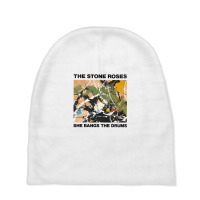 The Stone Roses Bangs The Drums Baby Beanies | Artistshot